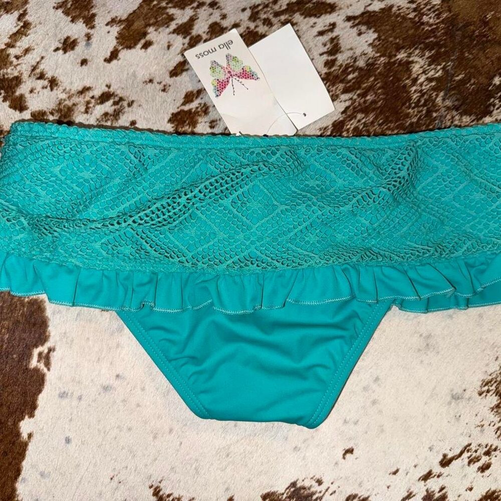 Ella-moss Women's Blue and Green Bikini-and-tankini-bottoms
